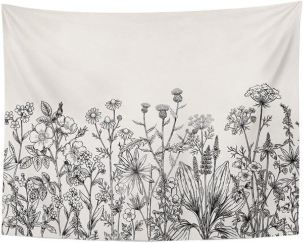 Floral Border Tapestry